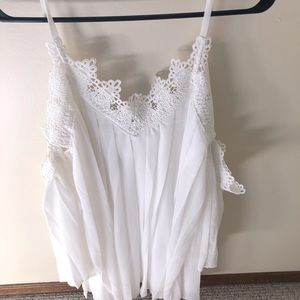 3/$25 Cold shoulder lace swing dress